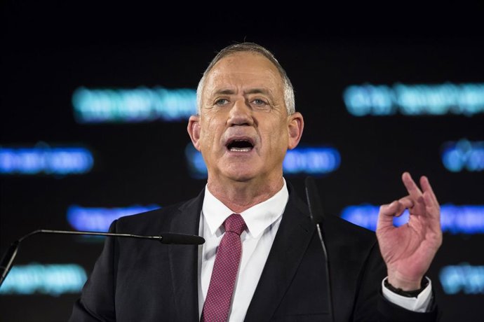 Benny Gantz, exjefe del Ejército y líder del partido Resiliencia por Israel