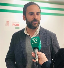 El candidato del PSOE a la Alcaldía de Málaga, Daniel Pérez