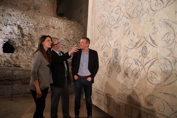 El museo del Foro de Caesaraugusta expone por primera vez el mosaico romano de '