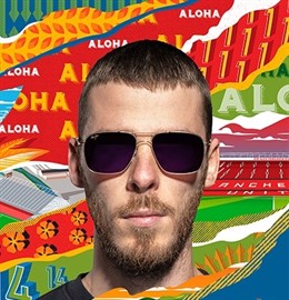 El portero del Manchester United, David de Gea, con unas gafas de Maui Jim