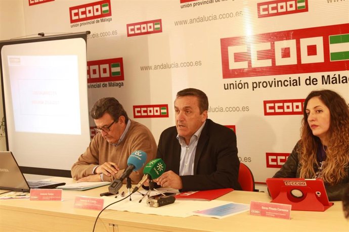CC.OO critica que el salario medio en Málaga es un 11,02% inferior a los niveles