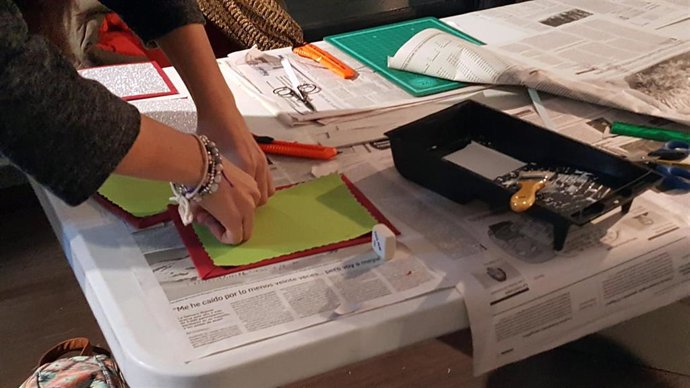 Taller en la Casa de la Juventud de Pamplona.