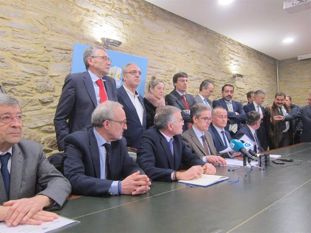 Rueda de prensa en Ourense, Pontevedra y sectoriales de la CEG