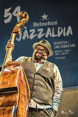 Cartel del 54 Heineken Jazzaldia de San Sebastián.