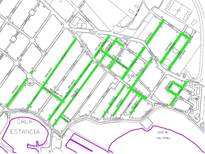 Pla d'asfaltat de Ca Pastilla
