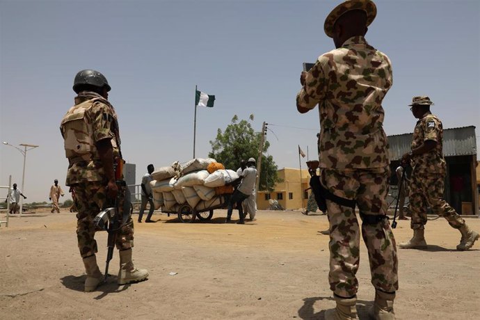 Soldados de Nigeria en Borno (archivo)