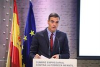 Pedro Sánchez llama a forjar "una alianza de país" contra la pobreza infantil, "intolerable en un país rico como España"