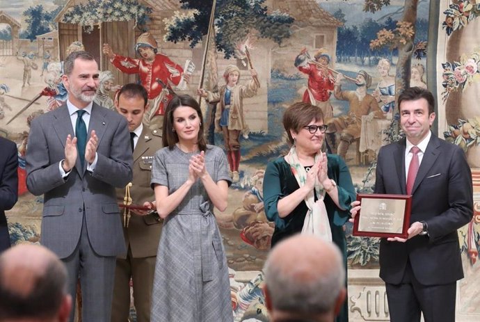 Pablo Artal tras la entrega del Premio Nacional