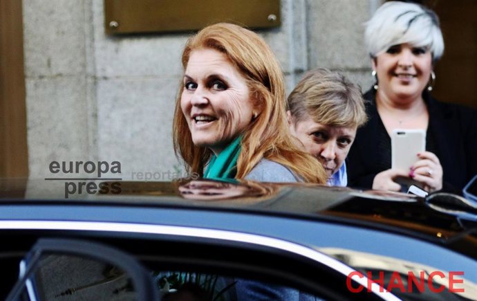 El breve paso de Sarah Ferguson por Madrid