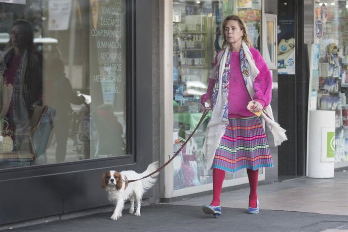 Ágatha Ruíz de la Prada presume de mascota en su momento más feliz