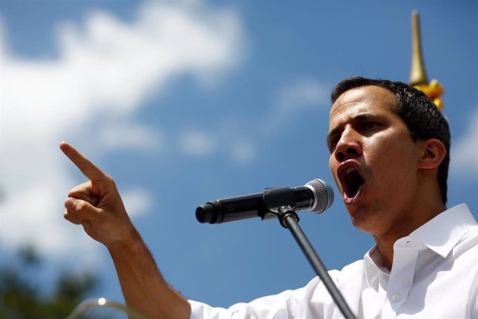 El autoproclamado presidente de Venezuela, Juan Guaidó