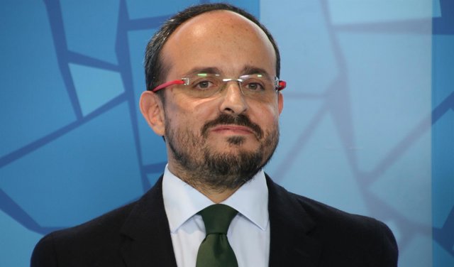 El presidente del PPC, Alejandro Fernández