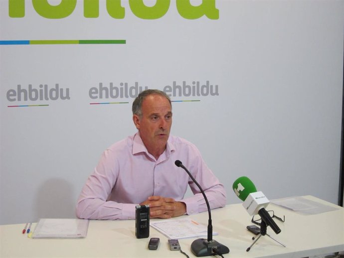 Adolfo Araiz, parlamentario de EH Bildu.