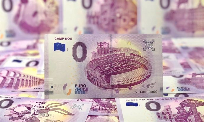 COMUNICADO: Eurosouvenir lanza un billete de 0 del Camp Nou 