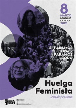 La huelga feminista cobra protagonismo en La Rioja Baja y saca a la luz el traba