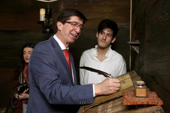 El vicepresidente de la Junta y consejero de Turismo, Regeneración, Justicia y A