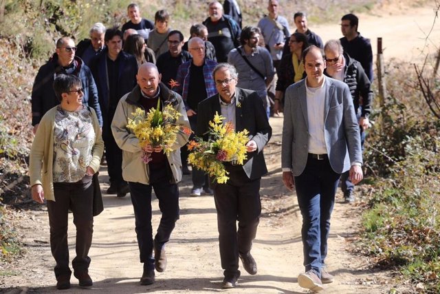 El exlehendakari Juan José Ibarretxe y el presidente de la Generalitat Quim Torr