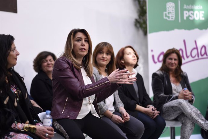 Susana Díaz, aquest divendres a Sevilla en un acte amb dones