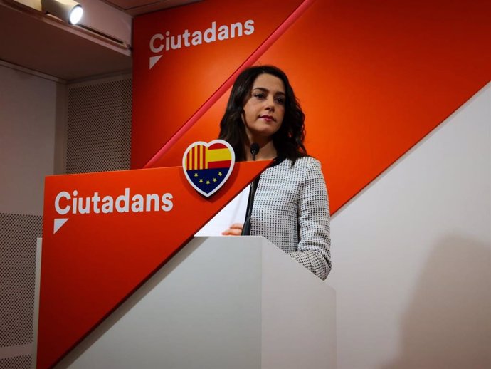 La líder de Cs a Catalunya,  Inés Arrimadas