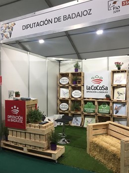 Stand de la Diputación de Badajoz en FIO