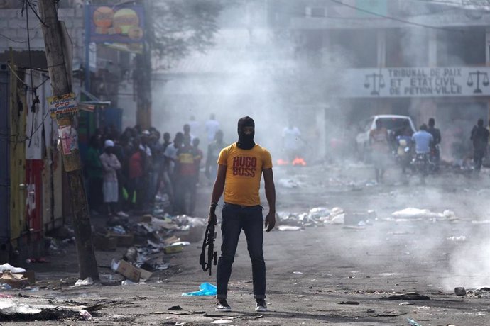 Disturbios durante las manifestaciones en Haití