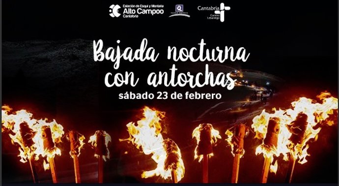 Cartel de la 'Bajada de las Antorchas'
