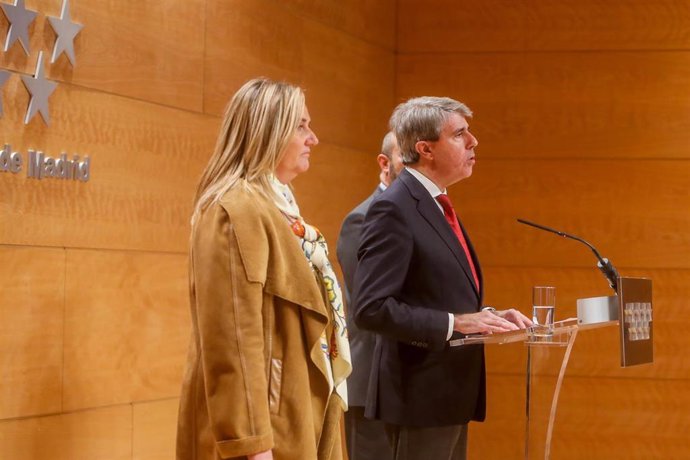El presidente de la Comunidad de Madrid, Ángel Garrido comparece para valorar la