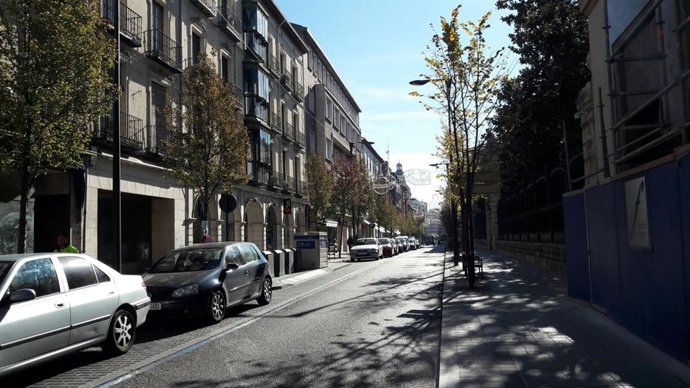 Valladolid.- El centro de la capital sin tráfico por contaminación.