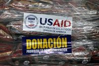 El primer camión con ayuda humanitaria parte desde la frontera de Colombia con destino a Venezuela