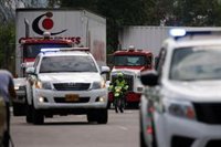 Llegan dos camiones con ocho toneladas de ayuda humanitaria a la frontera de Brasil con Venezuela