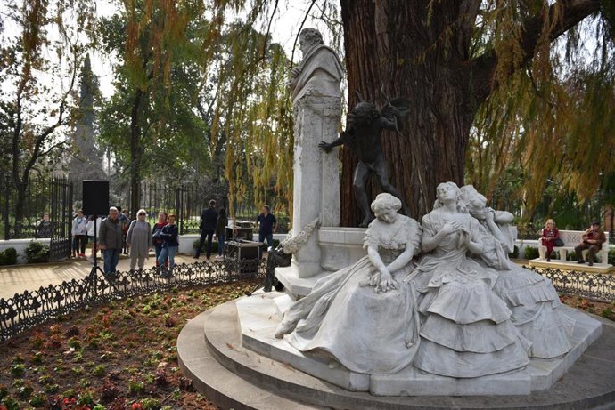 Sevilla.- El Ayuntamiento devuelve la Glorieta de Bécquer a su diseño original t
