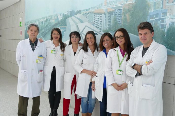 Algunos de los miembros del grupo IRAS/PROA del hospital Reina Sofía de Murcia