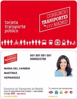 Tarjeta de Transporte Multi que despliega el Consorcio de Transportes de Madrid