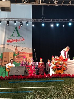 Celebración de la Misa Rociera por el día de Andalucía en L'Hospitalet