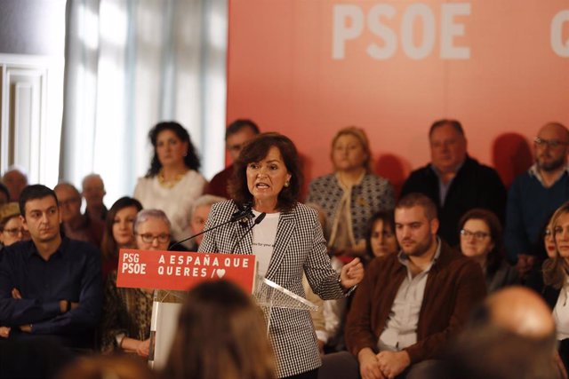 Acto del PSdeG-PSOE en Galicia, en Lugo