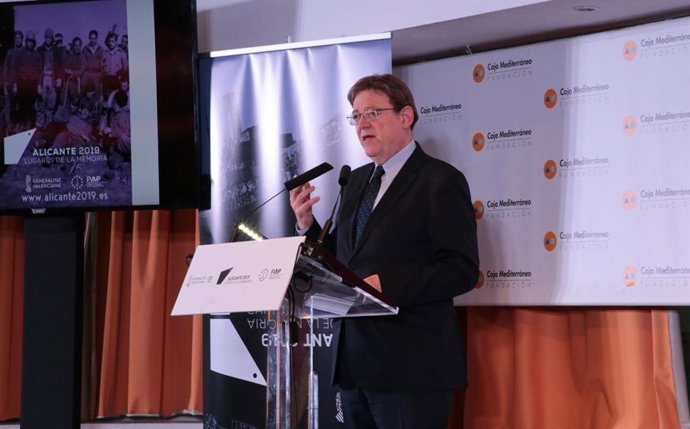 Puig recuerda que la recuperación de la memoria histórica es una "obligación mor