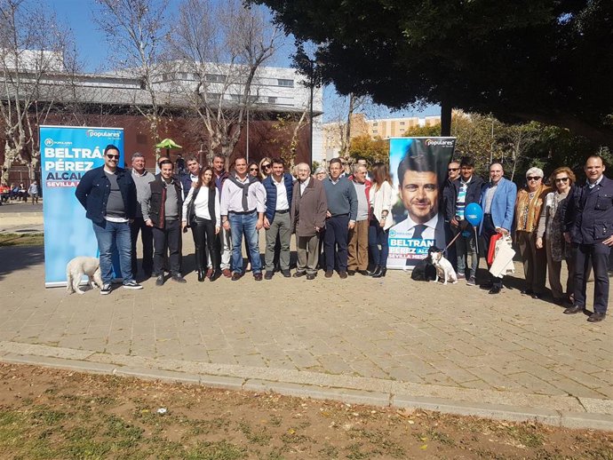 Sevilla.- Beltrán Pérez afirma que sus propuestas generan "ilusión" frente a "un