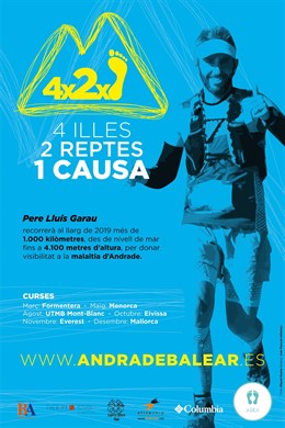 El corredor mallorquín Pere Lluís Garau para dar visibilidad a la enfermedad de 