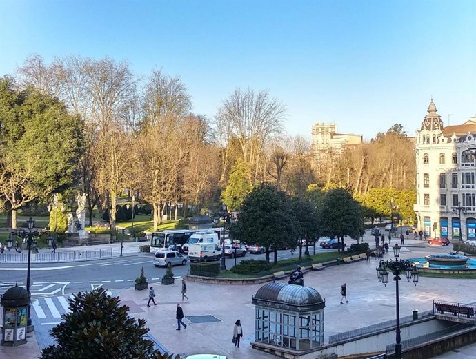 Día primaveral en Oviedo (Asturias)