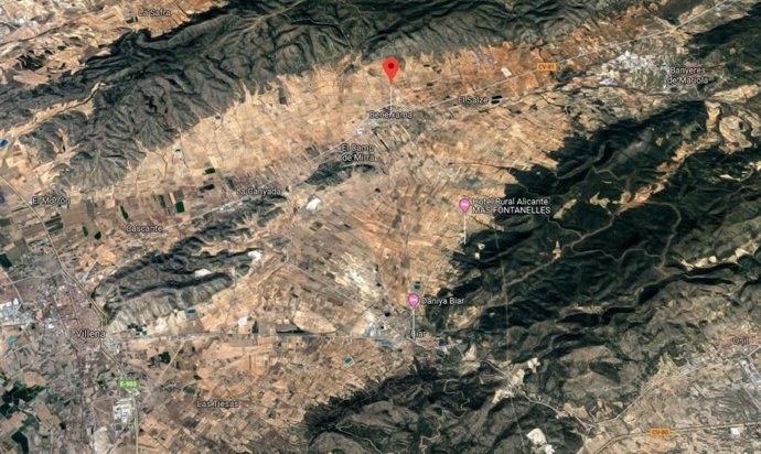 Alicante.-Sucesos.- Una mujer de 80 años fallece en un choque frontal en Beneixa