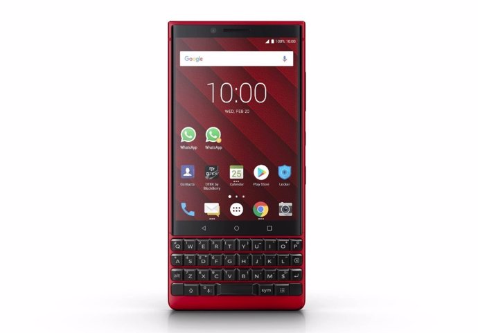 TCL presenta una edición especial de su BlackBerry Key2 en color rojo