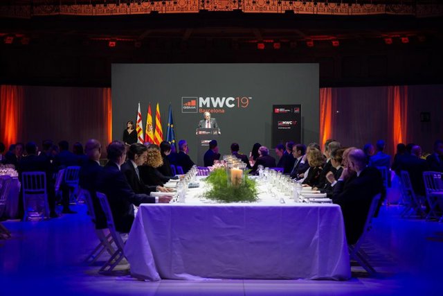El presidente de la Generalitat Quim Torra: discurso de inauguración del MWC 201
