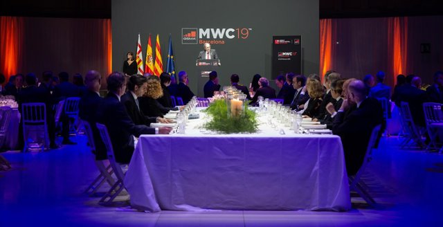 El presidente de la Generalitat Quim Torra: discurso de inauguración del MWC 201