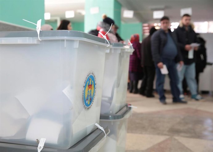 Votación en las elecciones de Moldavia