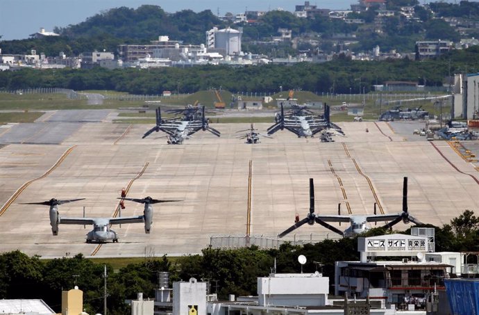 Aeronaves de combate de EEUU cerca de zonas habitadas en Okinawa