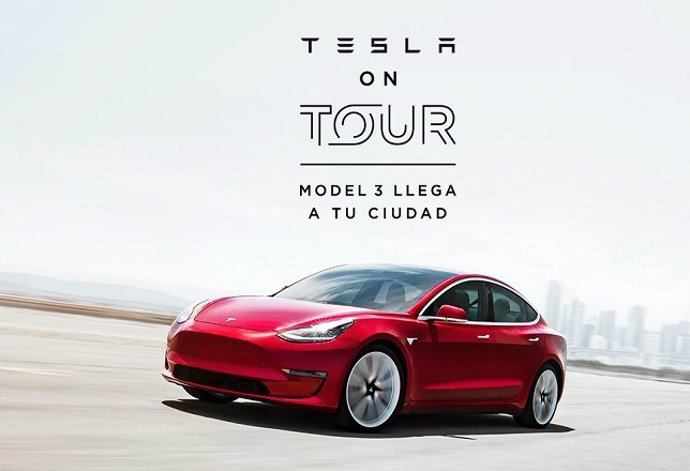 El Tesla Model 3 se podrá probar en 15 ciudades de toda España