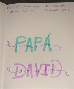 David Bustamante recibe un emotivo regalo de su hija Daniella