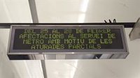 El Metro de Barcelona registra un 2% menys de passatgers a primera hora per la vaga