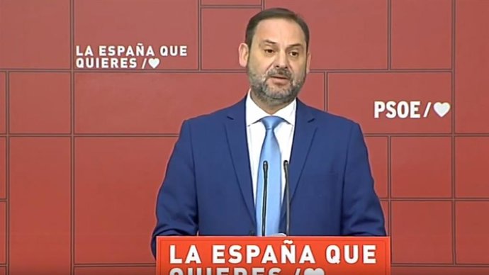 Rueda de prensa de José Luis Ábalos en Ferraz