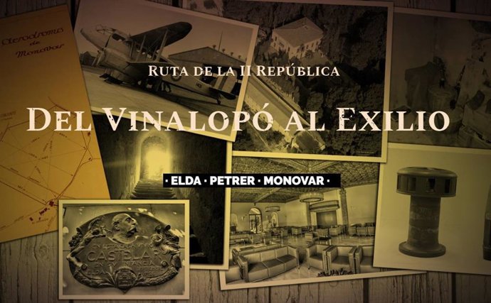 Cartel de la ruta de la II República.